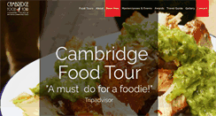 Desktop Screenshot of cambridgefoodtour.com