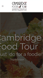 Mobile Screenshot of cambridgefoodtour.com